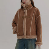 Women's Vintage Style Thickened Warm Pilot Jacket
