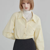 Women's Timeless Button-Up Shirt with Pocket Detail