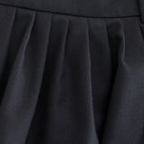 Classic Pleated Mini Skirt with Elegant A-line Cut