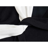Women's Cross-Front Short Sleeve Top with Contrast Trim