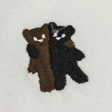 Chic Minimalist Bear Embroidery Tee