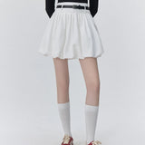 Classic Pleated Mini Skirt with Elegant A-line Cut