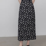 Women's Printed High-Waisted Midi Skirt