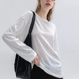 Breathable Loose Fit Wide Neck Tee: Effortless Style
