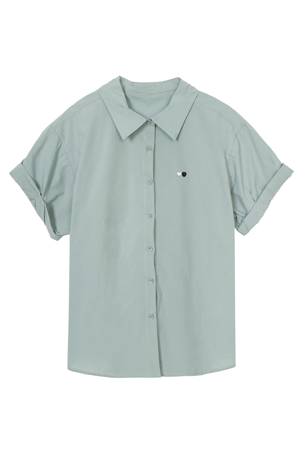 Women's Short Sleeve Button-Up Shirt