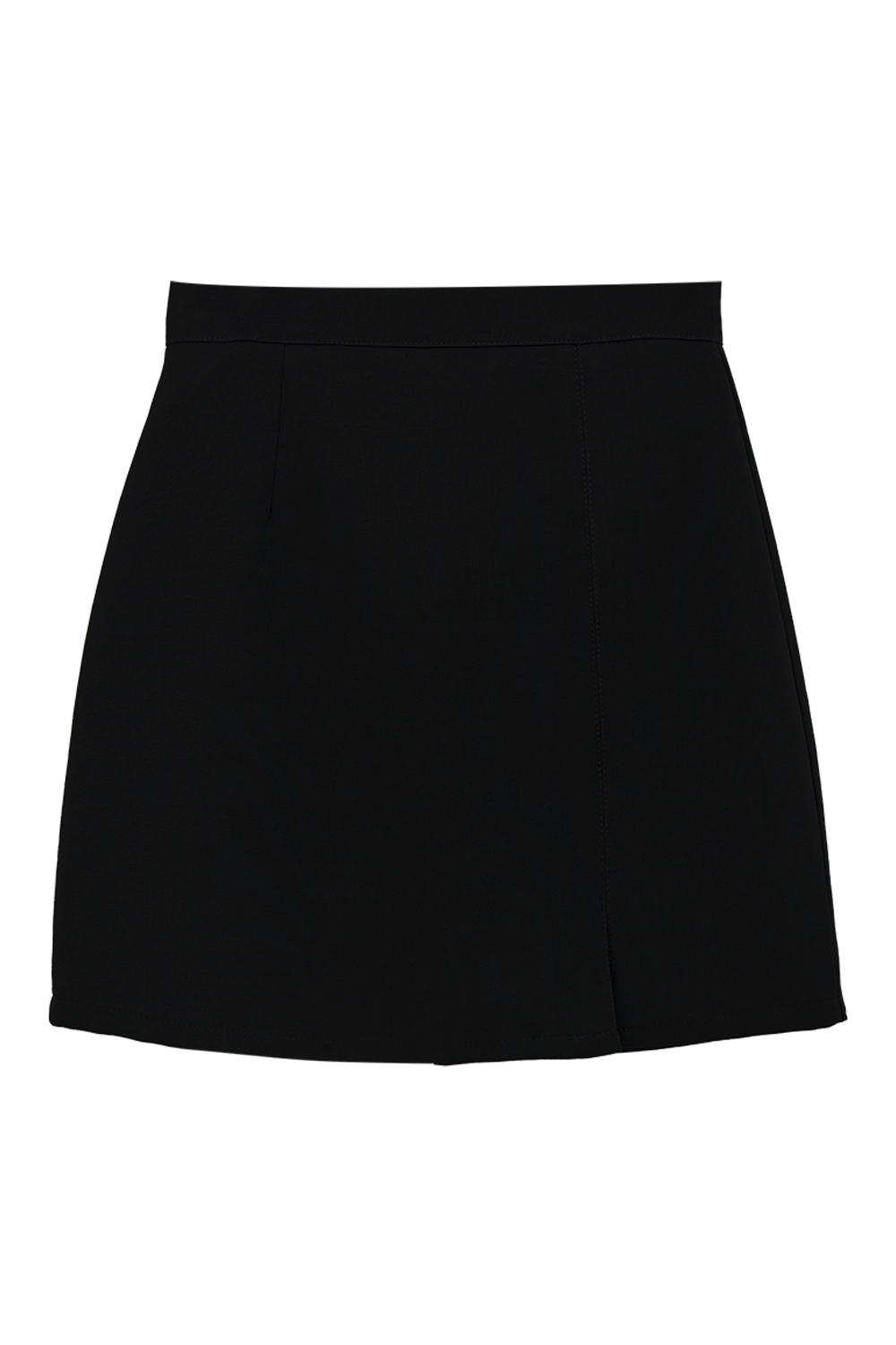 Sleek A-Line Mini Skirt with Side Slit