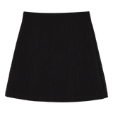 Women's Basic Black A-Line Mini Skirt