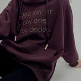Inspirational Quote Hooded Sweatshirt