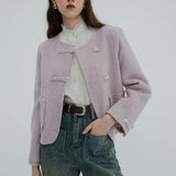 Contemporary Cropped Woolen Jacket