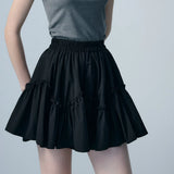 Tiered Ruffle Mini Skirt