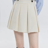 Chic Blazer and Pleated Mini Skirt Set for a Sophisticated Look
