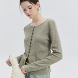 Women's Classic Button-Front Cardigan Sweater