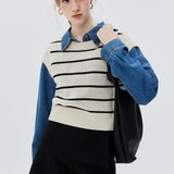 Knitted Vest Top, Simple Comfortable Fashion Item