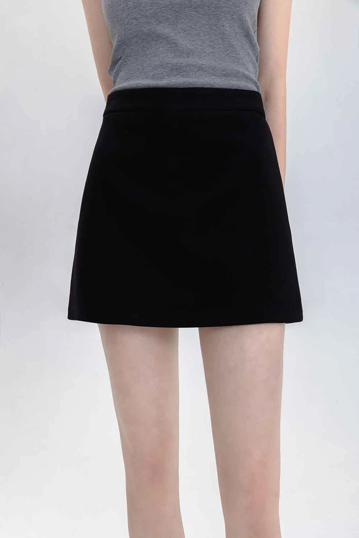 Women's Elegant Side-Split Mini Skirt