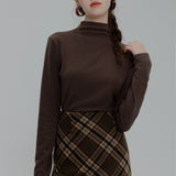 Women's Sleek Turtleneck Sweater - Long Sleeve Stretch Fit