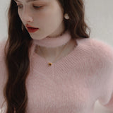 Women's Sophisticated V-Neck Plush Knit Sweater