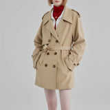 Women's Classic Double-Breasted Trench
