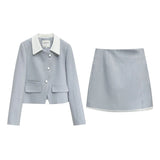 Women's Chic Two-Piece Suit with polo