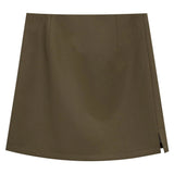 Women's Classic Straight Mini Skirt with Clean Silhouette