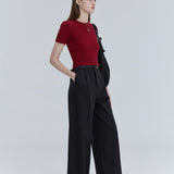 Classic Wide-Leg Trousers with Belt - Timeless Elegance