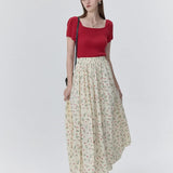 Skirt Maxi Blossom Flowy