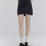 Skirt Mini Balut Asymmetric Moden – Gaya Mudah untuk Setiap Majlis