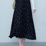 Váy Midi Xếp Ly Hoa Nữ - Thiết kế nhẹ nhàng, bồng bềnh cho mùa Xuân Hè