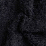 Áo len chui đầu màu kem có họa tiết ấm cúng có viền gân