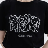 캐주얼 웨어용 Cool Bear Squad 그래픽 티셔츠