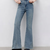 Women's Retro High-Waisted Flared Jeans