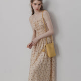 Váy Midi Cami in họa tiết cổ điển mùa hè dành cho nữ