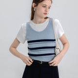 Nautical Stripe Knit Tank Top