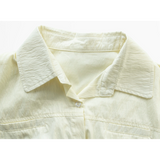 Women's Two-Piece Set: Short Sleeve Shirt and Skirt