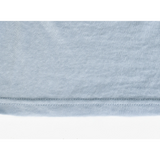 Women's Light Blue V-Neck T-Shirt with Front Knot Detail