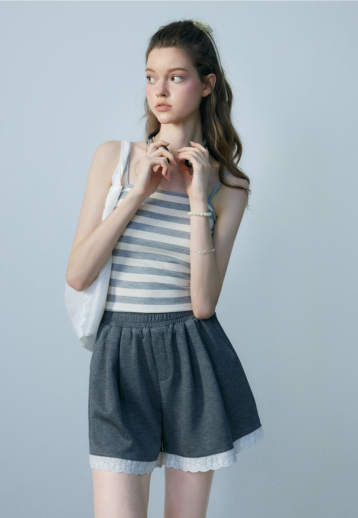 Women's Striped Camisole - Slim fit, perfect for summer layering