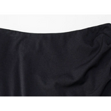 Asymmetrical Wrap Skirt with Elegant Draping, Versatile for Day to Evening Wear