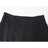 Skirt Hitam Labuh Asymmetric - Moden dan Canggih