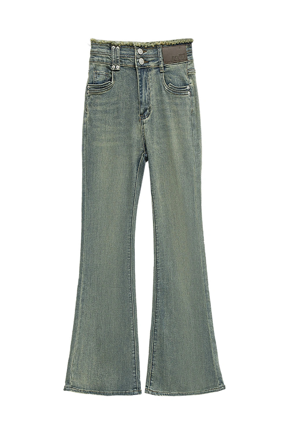 Vintage High-Waist Flared Jeans