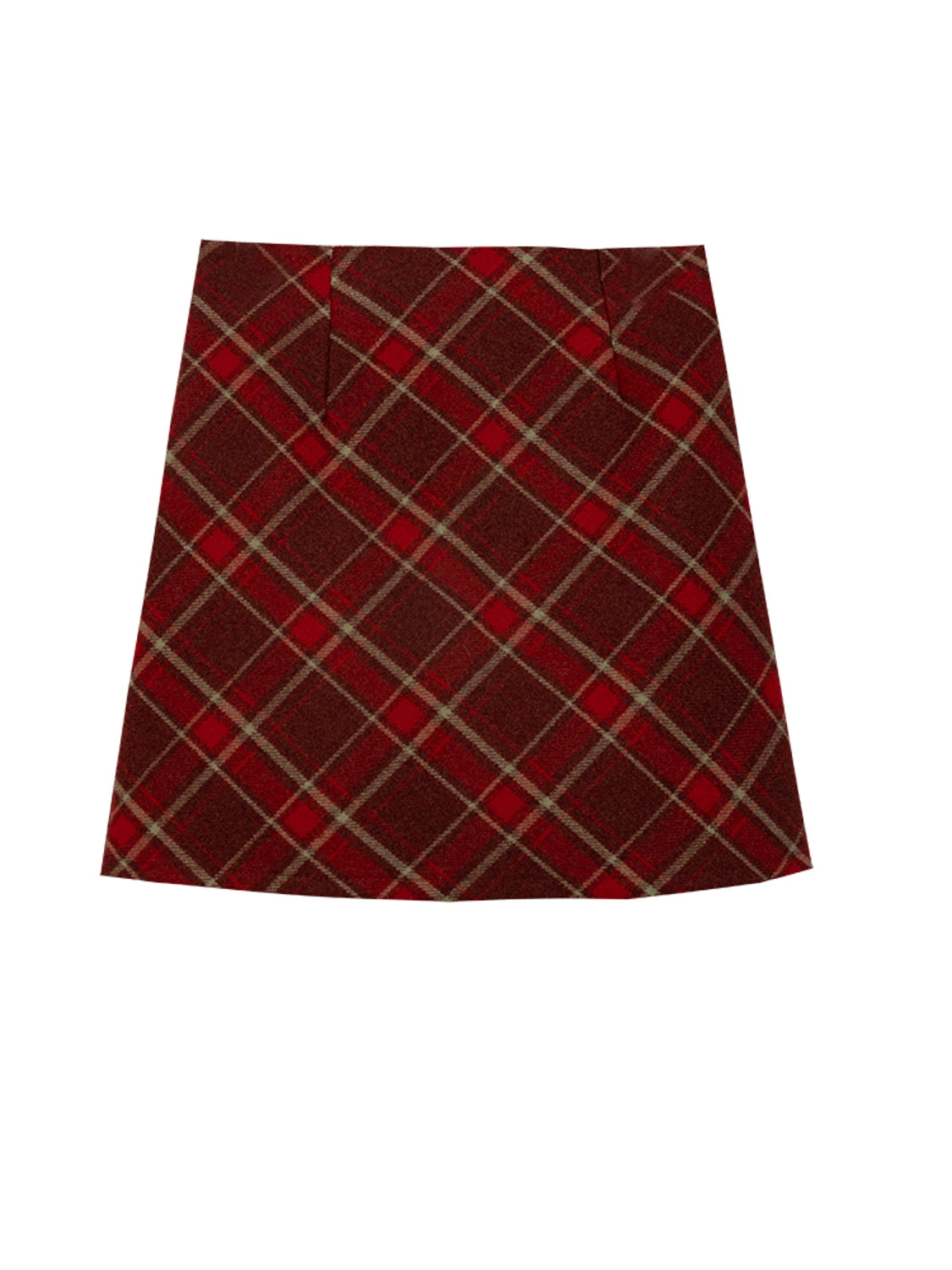 Women's Timeless Plaid Mini Skirt with A-Line Silhouette