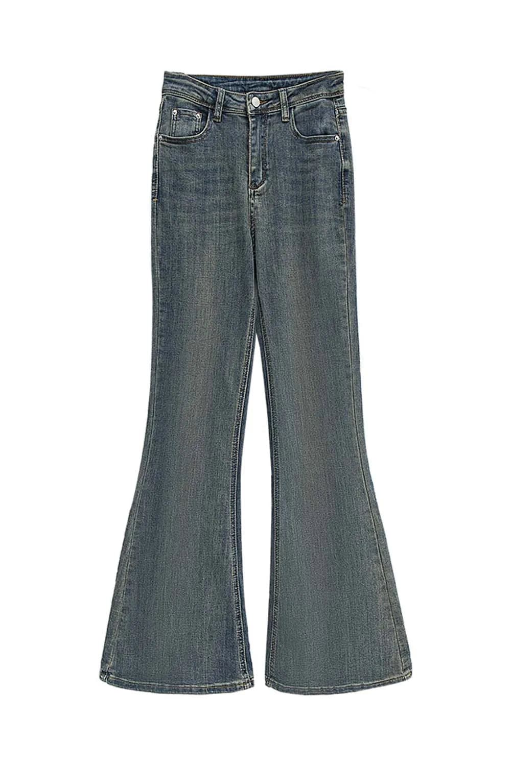 Seluar Jeans Berkobar Vintaj yang bergaya