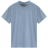 Classic Crew Neck Cotton Tee with Soft Texture