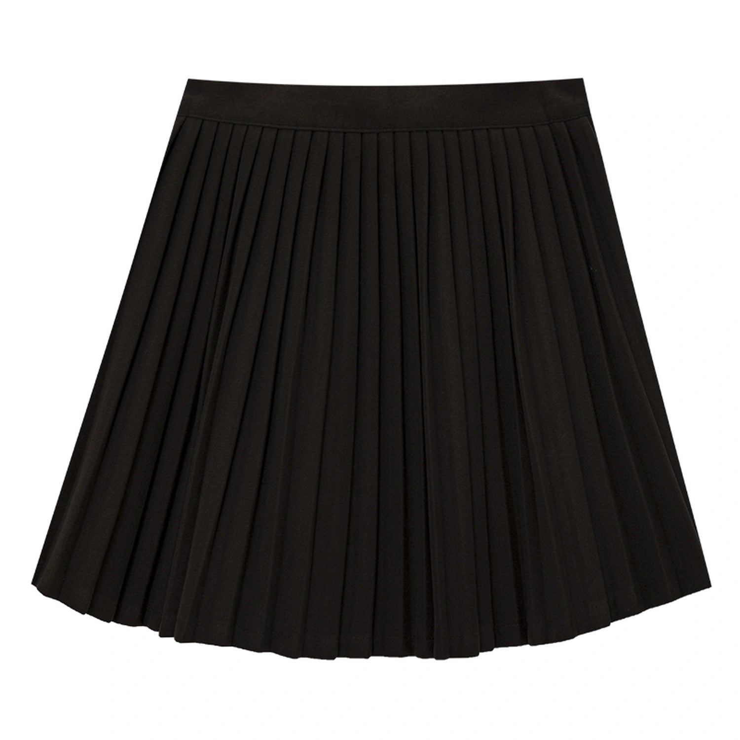 Pleated A-Line Tennis Skirt with Elastic Waistband