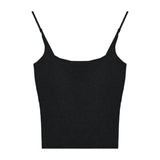Classic Spaghetti Strap Knitted Tank Top