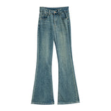 Vintage High-Waist Flared Jeans