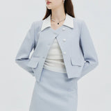 Women's Chic Two-Piece Suit with polo