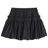 Skirt Mini Berlapis Berjumbai