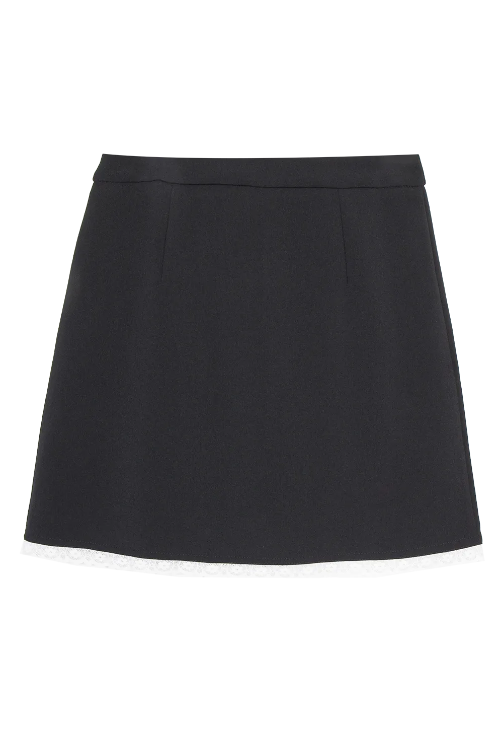 Skirt Mini Anggun Wanita dengan Kemasan Renda
