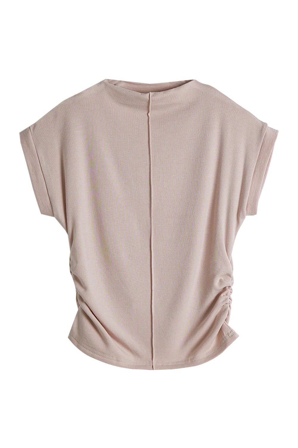 Back Zip Ribbed Top with a Chic Silhouette