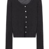 Women's Long Sleeve Button-Down Cardigan