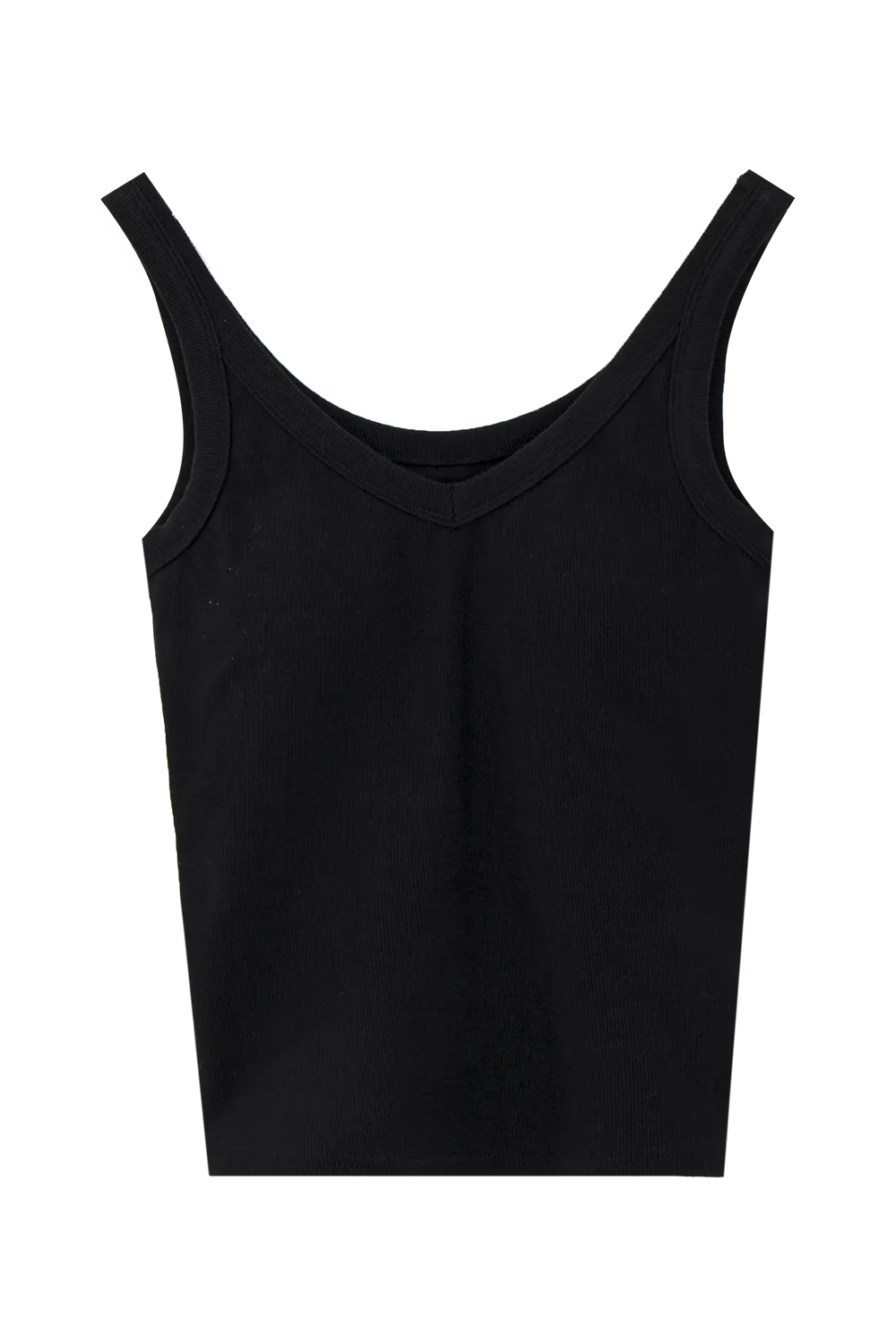 Women's Classic Ribbed Tank Top with Scoop Neck